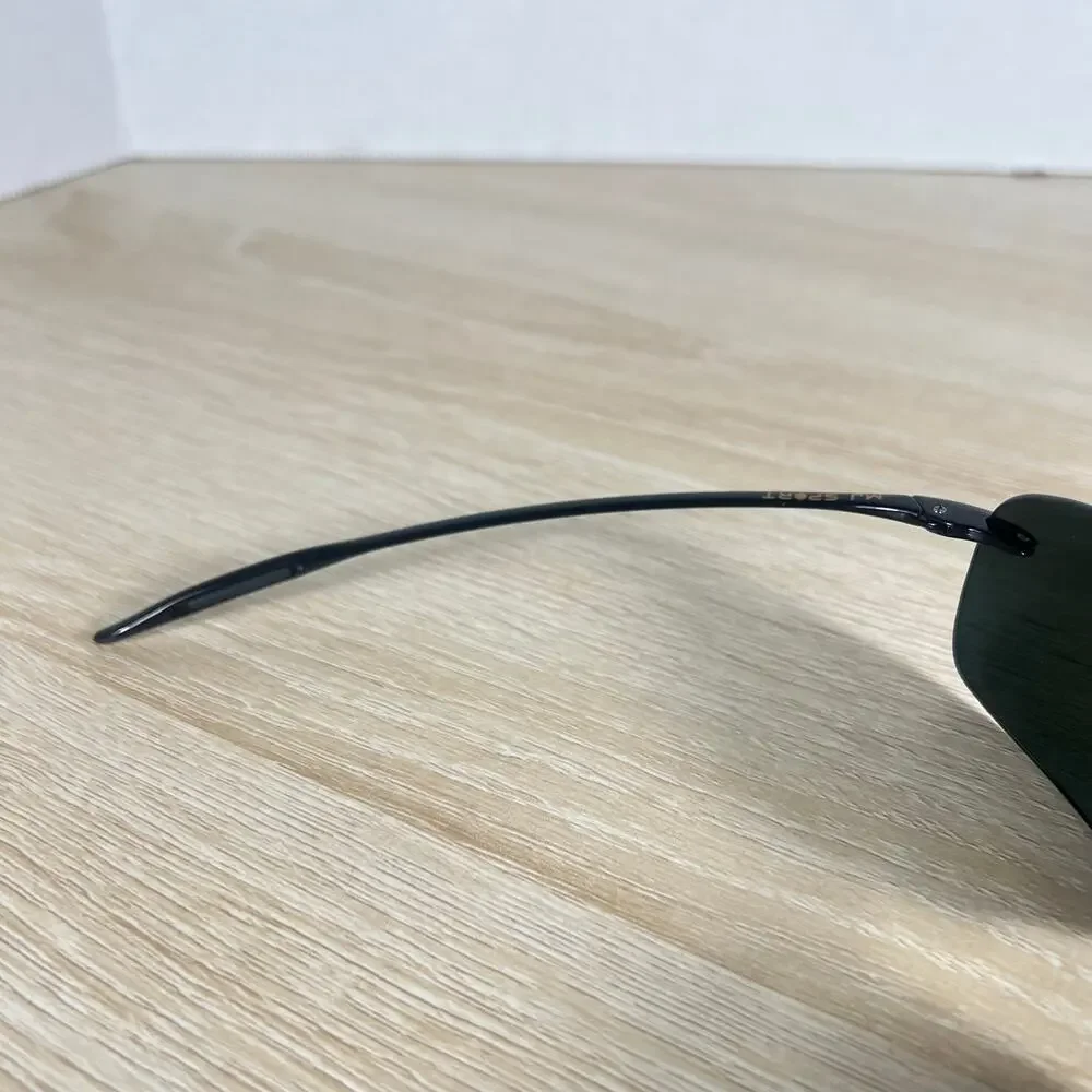 Maui Jim Breakwall MJ-422-02 MJ Sport Sunglasses Black READ DESC 63-13-127